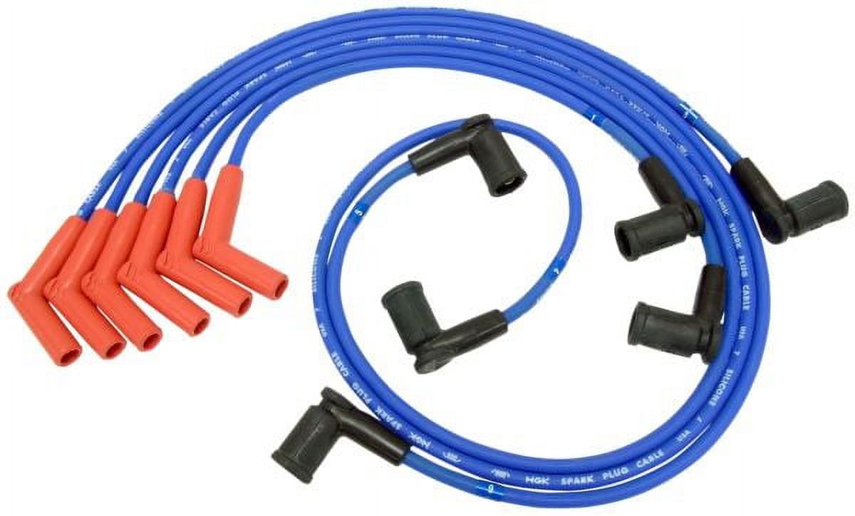 4PCS Spark Plug Ignition Coil Wires For Nissan Sentra 95-99 – Blue, 7mm, 2244057Y10