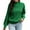 Green, variant on Womens Fall Fashion 2022! QLEICOM Sweaters for Women, Women's Half Turtleneck Sweater Women's Loose Autumn Winter Long Sleeve Knit Sweater On Clearance