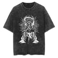 thumbnail image 3 of Camisetas lavadas Vintage Harajuku, Camiseta con estampado gráfico de Death Note, ropa de calle de algodón de gran tamaño, camiseta Unisex, 3 of 5