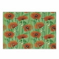 thumbnail image 1 of Spring Cutting Board, Scarlet Poppy Flowers Field with Butterflies Inspirational Wild Herbs Design, Decorative Tempered Glass Cutting and Serving Board, Small Size, Fern Green Scarlet, by Ambesonne, 1 of 1