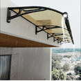 thumbnail image 2 of Guansu All-Weather Waterproof Awning, Polycarbonate Window Door Canopy with Drainage Sink for Sun and Rain Protection, 2 of 9