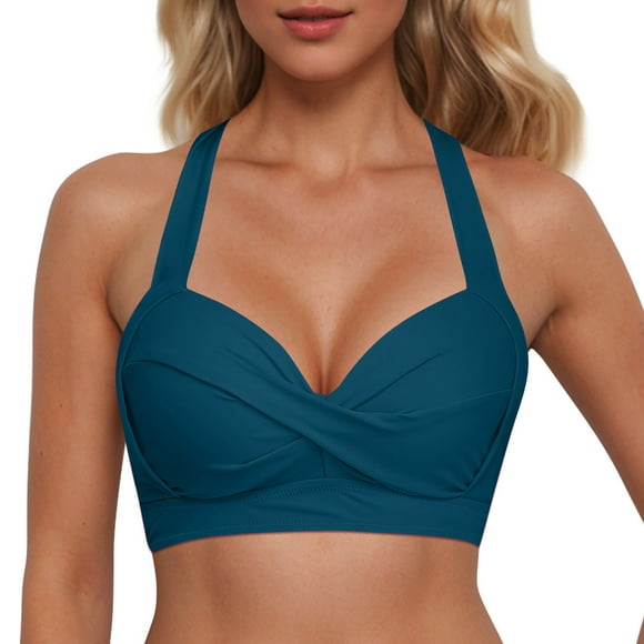 Swimwears Tankinis Set Women 50s Swimsuits for Women Swim Suits with Shorts Lace Up Underwire Full pluswim Shorts for Women Sunflower Bathing Suit Size Coverage Bikini Tops Push Swim Suit