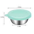 thumbnail image 5 of AMLESO Reusable Condiment Cup with Lids Stainless Steel for Kids Lunch Box Picnic Blue, 5 of 5