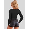 thumbnail image 4 of Set De Dos Blusas Crop Top De Manga Larga Para Mujer Moda UNITALLA, 4 of 5
