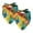 Multi-colored 3, variant on PhooArto Airplane with Dashed Path Lines Dog Bandanas, 2 Pack Soft Washable Pet Scarf Triangle for Large Dogs Puppies and Cats