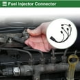 thumbnail image 3 of Conector de inyectores de combustible Unique Bargains No.HAR002L para Chevrolet Camaro V8 2016, conector de inyectores 1 Pcs, 3 of 7