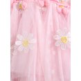 thumbnail image 6 of KelaJuan Baby Girls Romper Dress, Sweet Fly Sleeve Flower Tie-up Tulle Bodysuit Summer Clothes, 6 of 6