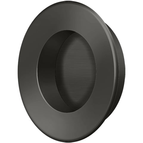 FP178U10B 1-7/8" Round Flush Pull - Oil-Rubbed Bronze