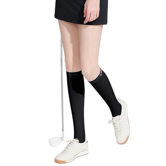 Calcetines 1 par de mangas para piernas, calcetines para piernas heladas para mujer, protector solar Golovejoy Calcetines
