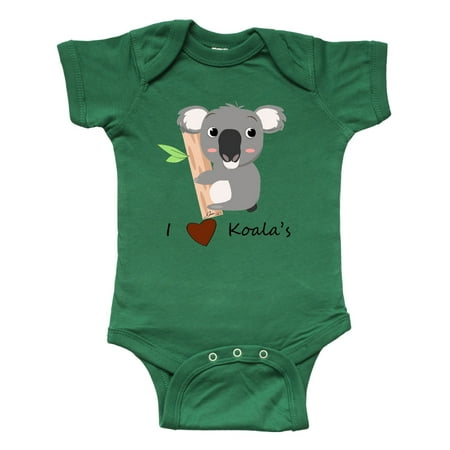 

Inktastic I heart Koalas Gift Baby Boy or Baby Girl Bodysuit