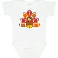 thumbnail image 3 of Inktastic Thanksgiving Cute Football Turkey Boys or Girls Baby Bodysuit, 3 of 5