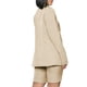 thumbnail image 5 of Traje de pantalón de dos piezas Sunloudy para mujer, chaqueta de un solo pecho de color liso y pantalones cortos de corte recto, S/M/L/XL/XXL Sunloudy  S M L XL XXL, 5 of 8