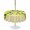 Yellow, variant on Outdoor Tablecloth with Umbrella Hole for Patio/Picnic/Party/Camping, Lemon Botanical Waterproof Table Cloth Round Cover Washable, Summer Fruit Leaves Yellow Floral (Dia 60")