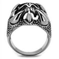 thumbnail image 3 of Anillo Color Plata Para Hombres de Acero Inoxidable Teramo, 3 of 4