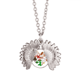 thumbnail image 1 of Gales amor corazon UK Landscap bandera nacional Collar de girasol collar collar collar colgante, 1 of 3