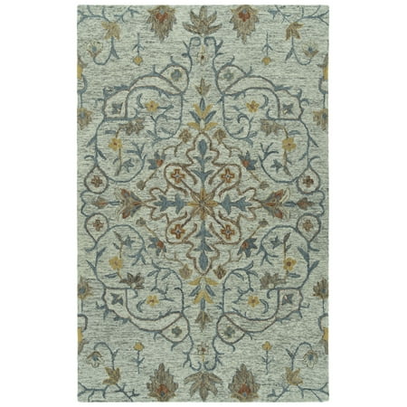Kaleen Rachael Ray Agora Hand-tufted Ago06-77 Silver Area Rugs