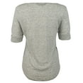 thumbnail image 5 of Women's Petite Linen Scoopneck Tee-M-S, 5 of 5