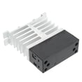 thumbnail image 1 of SSR Module, ABS Alliage d'Aluminium AC à l'État Solide Relais 24-480VAC Sortie Excellent Câblage Contact Rouille Preuve avec Dissipateur de Chaleur pour la Régulation de Température, 1 of 8