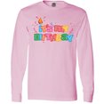 thumbnail image 3 of Inktastic It's My Birthday Letters Long Sleeve T-Shirt, 3 of 5