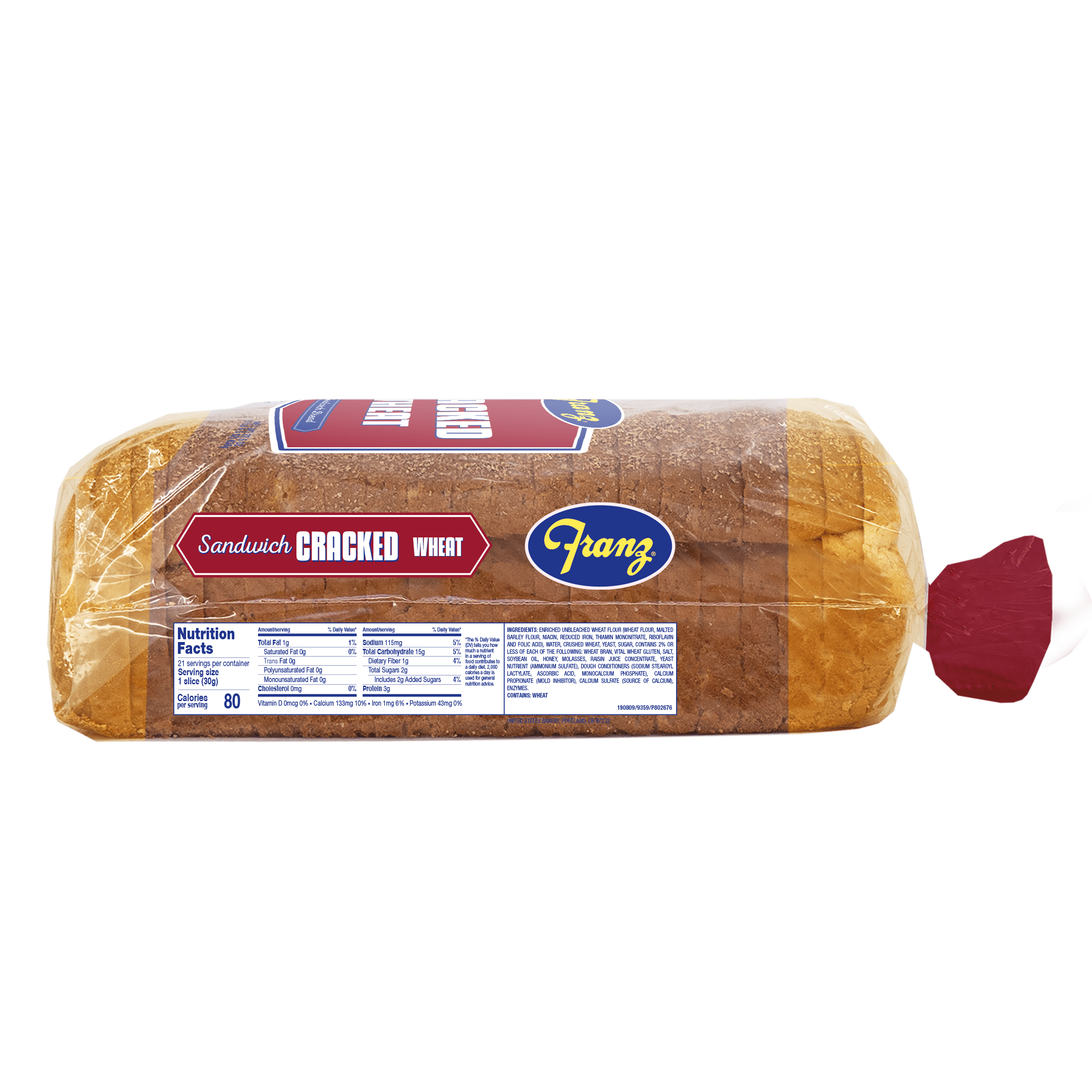 Franz Cracked Wheat Bread Loaf, 22.5 oz