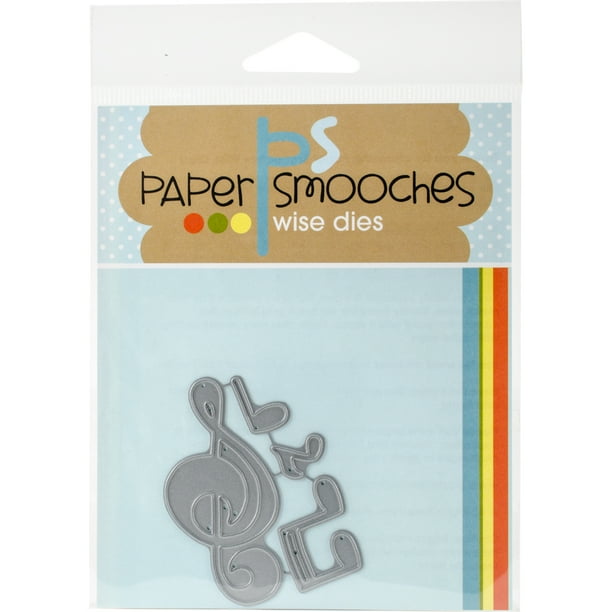Paper Smooches Die-Music Notes