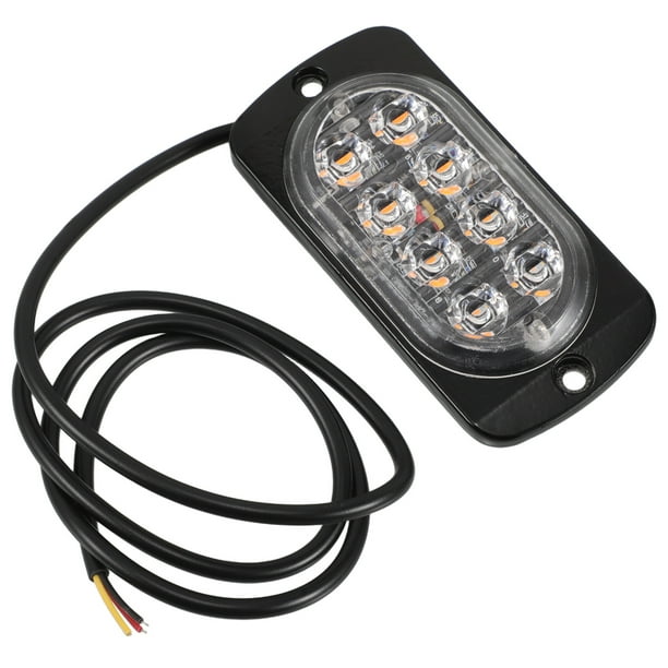 Luz estroboscópica LED delgada para advertencia de camión, luz estroboscópica de emergencia, luces intermitentes de seguridad para camión, coche, vehículo utilitario