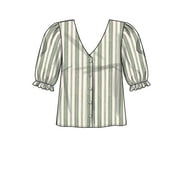 New Look Sewing Pattern N6707 - Misses Tops, Size: A (4-6-8-10-12-14-16)