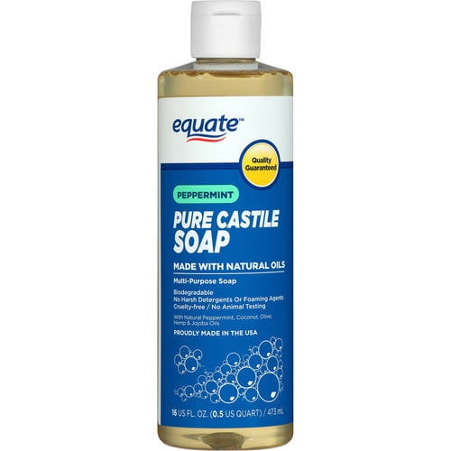 Equate Peppermint Castile Soap 16 Fo