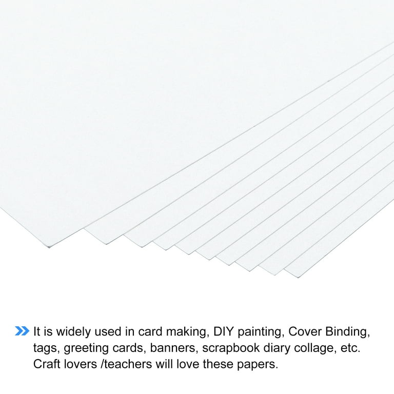 Uxcell Shimmer Cardstock Paper 25 Sheets, 8x11.5 Inch 92 Lb