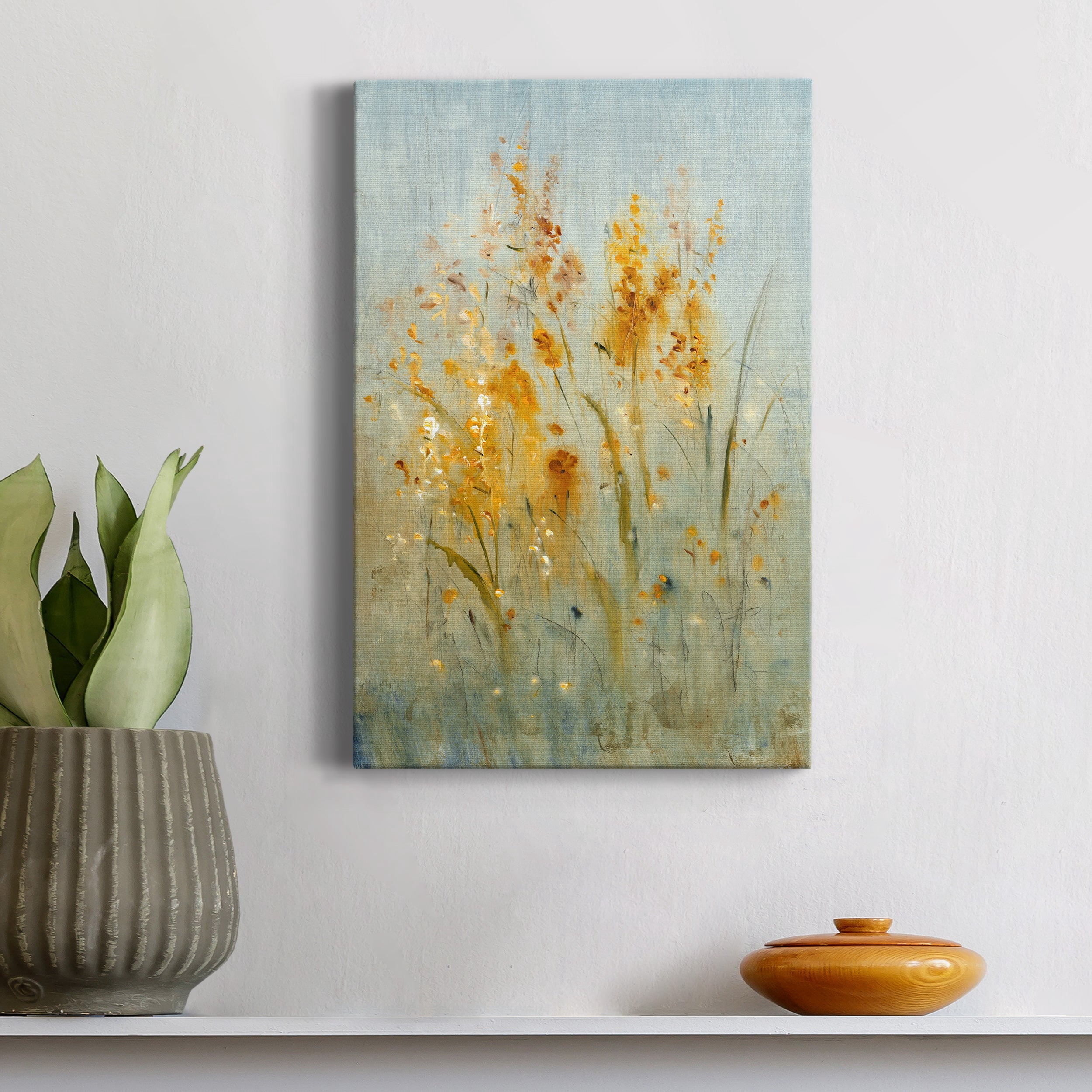 Spray of Wildflowers I Premium Gallery Wrapped Canvas - Ready to Hang