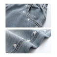 thumbnail image 6 of Kids Jeans for Girl Girls Baggy Jeans Relaxed Fit Wide Leg Denim Jeans with Pockets Girls Straight Leg Jeans Kids Clothes Girls Size 8-9 Years, 6 of 7