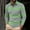 Green, variant on Mens Polo Shirts Long Sleeved Lapel Quarter Button Self-cultivation Regular Fashion Designed Shirt Black XXL(XXL)