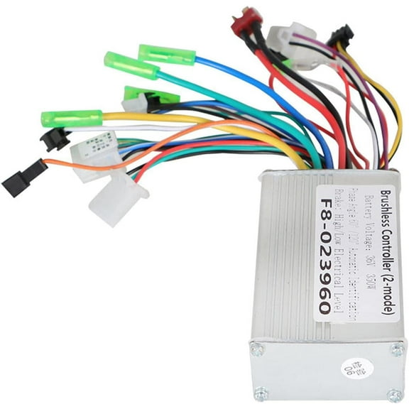 waltyotur 36V 500W E-Bike Brushless Motor Speed Controller Replacement for Electric Bicycle Scooter