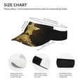 thumbnail image 2 of KLL Sport Sun Visor Hats Ball Caps Empty Top Baseball Sun Cap for Men Women-Golden Glitter And Light, 2 of 6