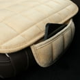 thumbnail image 4 of Bxaolu Seat Covers, 1 PC Car Seat Protector Cushion Pad with Storage Pocket, Breathable Anti-Slip Auto Front Seat Cover for Vehicle and Office (Beige, 18.9x20 Inch), 4 of 6