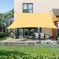 thumbnail image 7 of Jane Stone Sun Shade Sail 24'X24 Curved Edge Outdoor Shade Canopy Sand Breathable 95% UV Block Shade Cloth for Patio Garden Backyard -Sand, 7 of 7