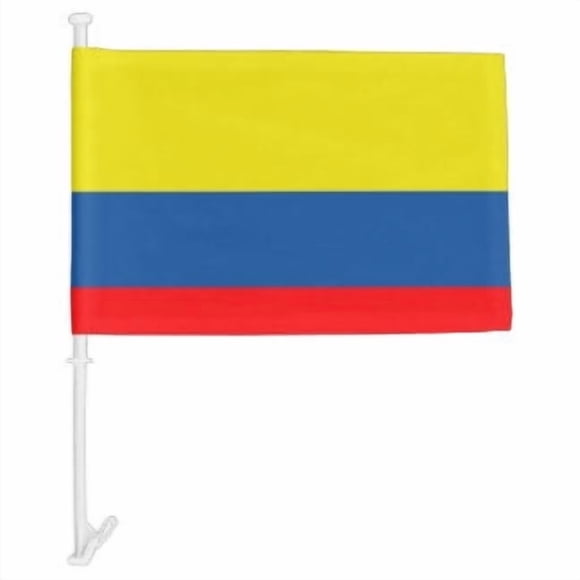 Colombia Car Window Flag