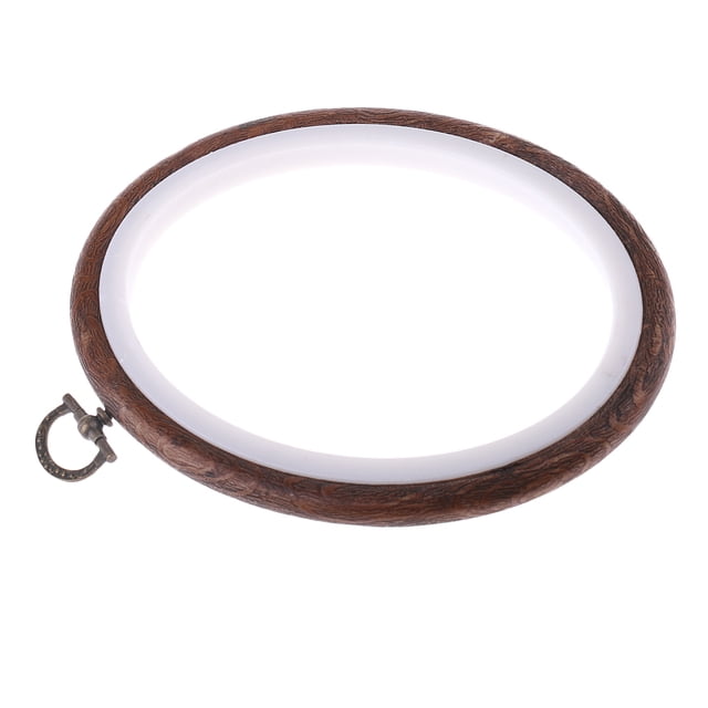 Juego de Anillos de Aro de Punto de Cruz de de de Aros de Bordado para Coser Artesanías , Color de madera, 12x15cm Macarena Aro de bordado de madera