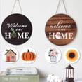 thumbnail image 3 of Halloween Sign Wooden Seasonal DIY Interchangeable Welcome Sign Front Door Decor, 3 of 10