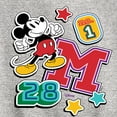 thumbnail image 3 of Disney - Mickey Mouse - Stitched Patches - Youth Crewneck Fleece Sweatshirt, 3 of 5