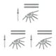 thumbnail image 3 of Eigraketly Clavos de acero para la prevención de la corrosión para un rendimiento duradero Clavo de instalación sin costuras Durable 200 clavos Type1 NO1, 3 of 6