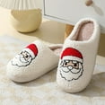 thumbnail image 6 of Ecetana Fuzzy House Slippers for Women Christmas Cozy Memory Foam Woman Slipper Indoor and Outdoor Winter Bedroom Shoes, 6 of 7