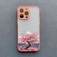 thumbnail image 1 of Funda de teléfono con mapa de paisaje Fuji de montaje estético japonés, cubierta a prueba de golpes para iPhone SE2, 7, 8 Plus, 14, 13, 12, 11 Pro Max, Mini, XR, XS, X, 1 of 4