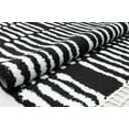 thumbnail image 5 of Rugs America BT30A Stormy Nights Geometric/Stripe Modern Black Area Rug, 2'6" x 8', 5 of 6