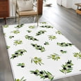 thumbnail image 3 of Green Olive Branches Kitchen Runner Rug 2.7x5 Washable Runners for Hallway Non Slip Spring Pastoral Leaves Botanical Large Area Rug Indoor Floor Carpet for Bathroom Laundry Entryway Bedroom, 3 of 8