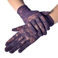 thumbnail image 1 of AWZXDE Black Gloves Womens Short Lace Breathable Riding Sunscreen Wedding Gloves Ice Silk, 1 of 2