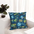 thumbnail image 6 of Yiaed Dump Truck Print Pillow Covers Super Soft Decorative Square Throw Pillow Covers Case Cushion Covers for Sofa Couch Bedroom Car Decor（No pillow core）-22"x22", 6 of 7