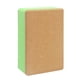 thumbnail image 5 of Bloque de yoga de corcho EVA, accesorio suave para culturismo Verde, 5 of 9