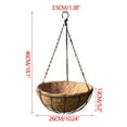 TERGAYEE Hanging Baskets for Plants,Hanging Baskets Flower Pots with