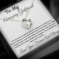 thumbnail image 2 of To My Girlfriend Necklace, Valentines Day Gift for Girlfriend, Gift For Her, Gift for Woman, Birthday Gift for Girlfriend, Anniversary Gift for Women, 2 of 5